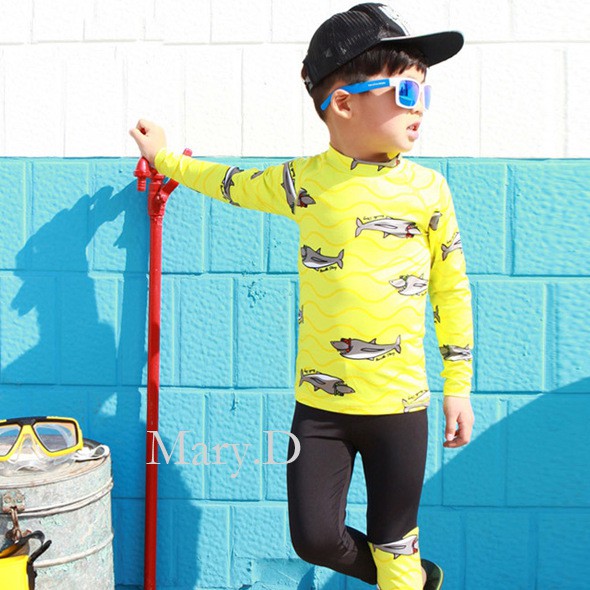 Kids Boys Boy Korean Baby Shark Swimsuit Swimming Suit Kids Boys Boy Korean Baby Shark Swimsuit Swimming Suit