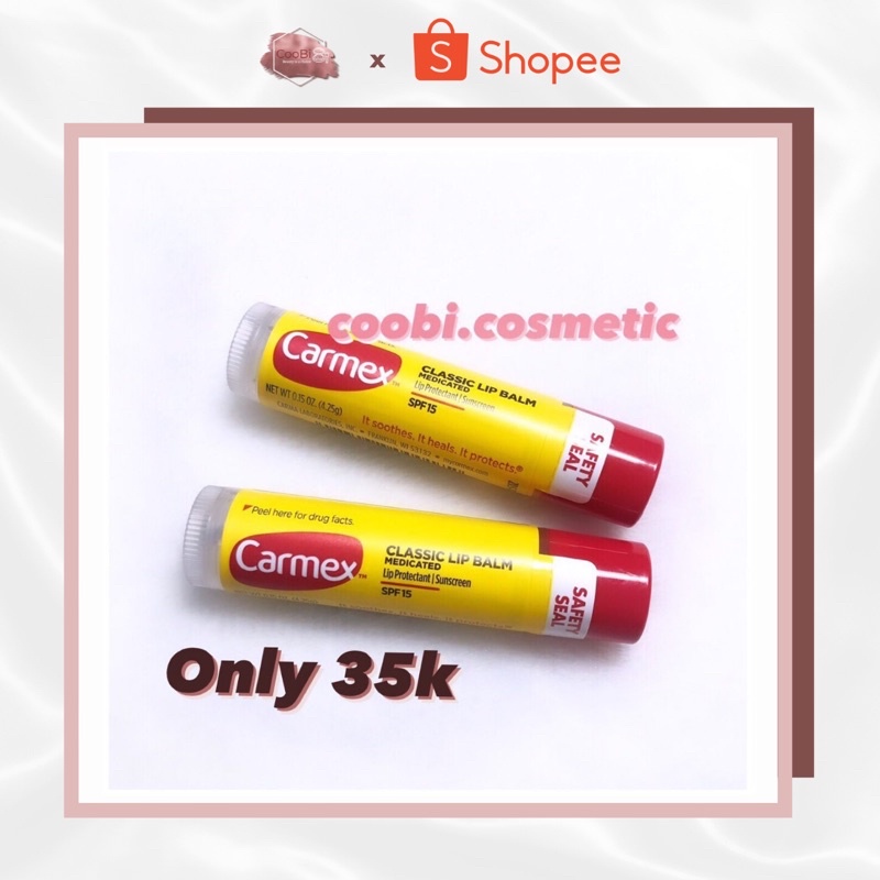 Carmex Lip Balm Has Extremely Good Sun Protection Shopee Singapore