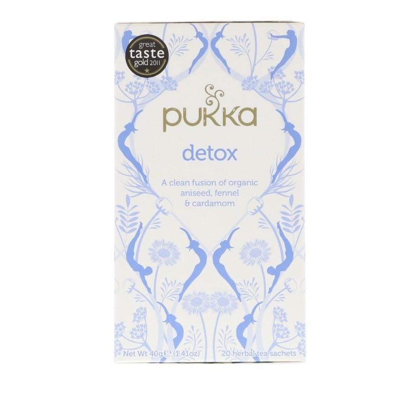 Pukka Herbs, Detox, Organic Aniseed, Fennel & Cardamom Tea, 20 Herbal