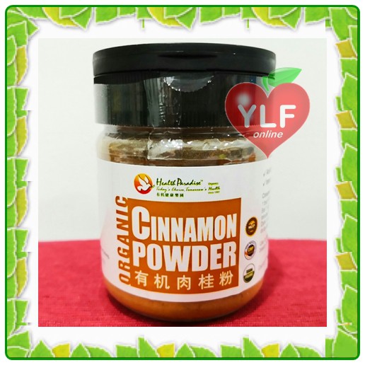 Shop Malaysia Health Paradise Organic Cinnamon Powder 100g Serbuk Kayu Manis Organik 有机肉桂粉 Shopee Singapore