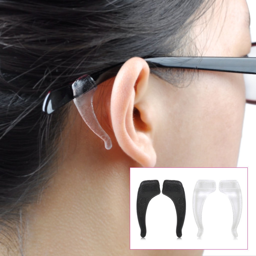 Comfortable Soft Silicone Anti Slip Ear Hooks for Glasses Eyeglass