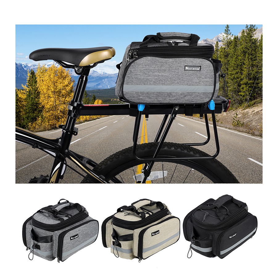 bike bag and rack