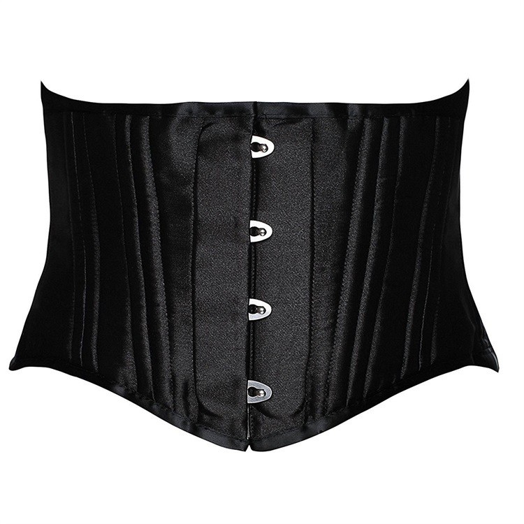 XXS3XL Satin 24pcs Steel Boned Waist Training Cincher Corset Shopee