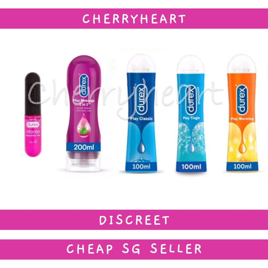 [Discreet and Cheap SG Seller] Durex Lubricants [Intense Gel/2in1