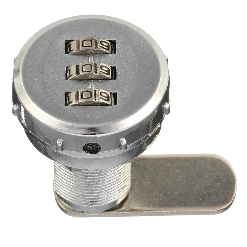 3 Digit Combination Cabinet Alloy Mail Box Cam Lock Drawer Digital