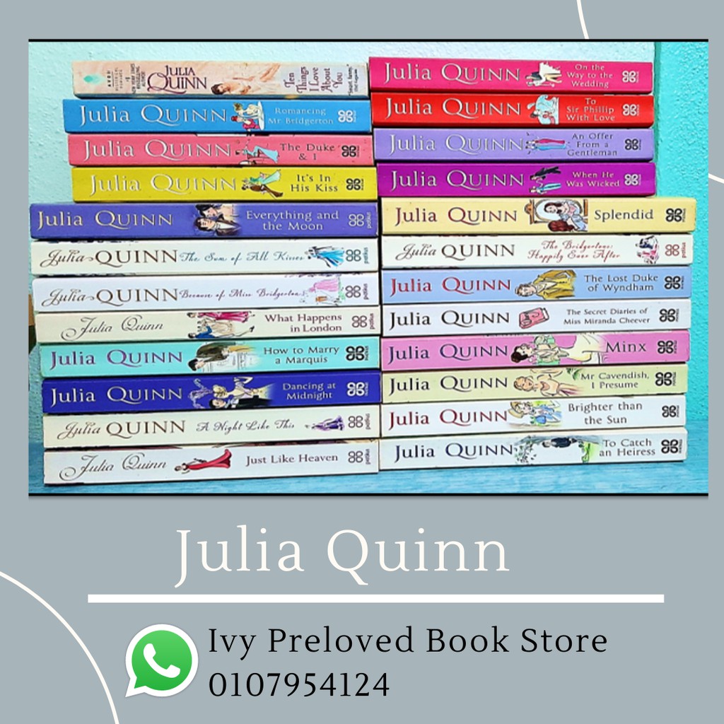 Preloved Julia Quinn Novels Shopee Singapore