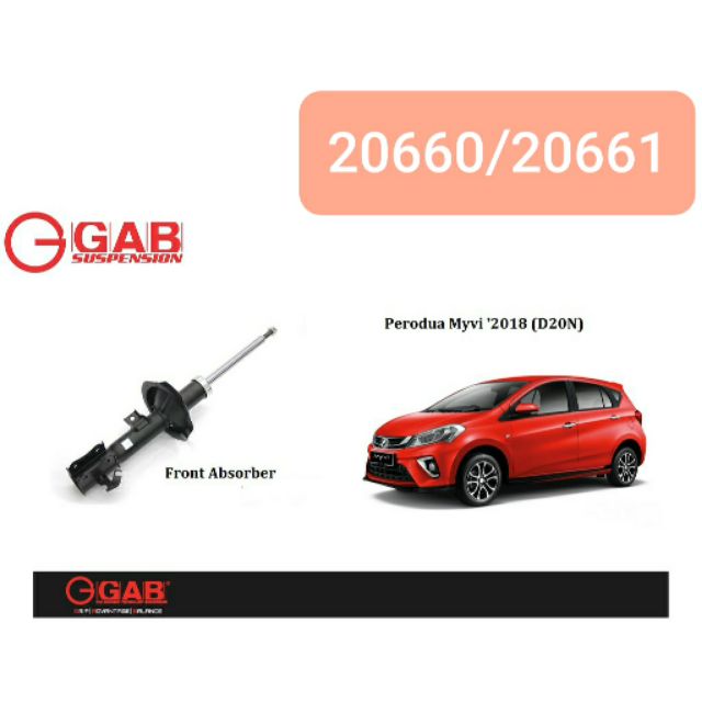Gab Front Perodua Myvi 2018 D20n Gas Absorber 20660 20661 Shopee Singapore