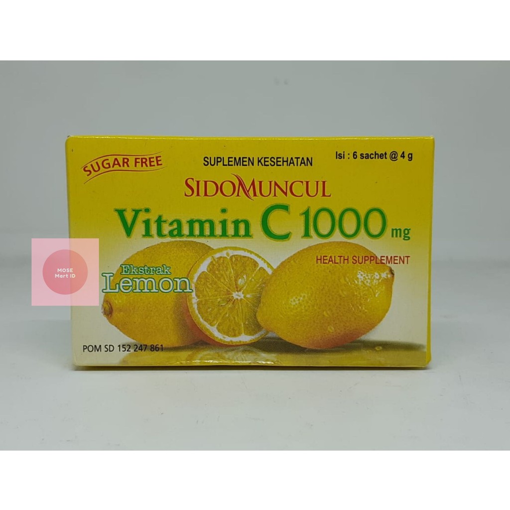 Sido Appears Vitamin C 1000 Mg 6 Sachets Shopee Singapore
