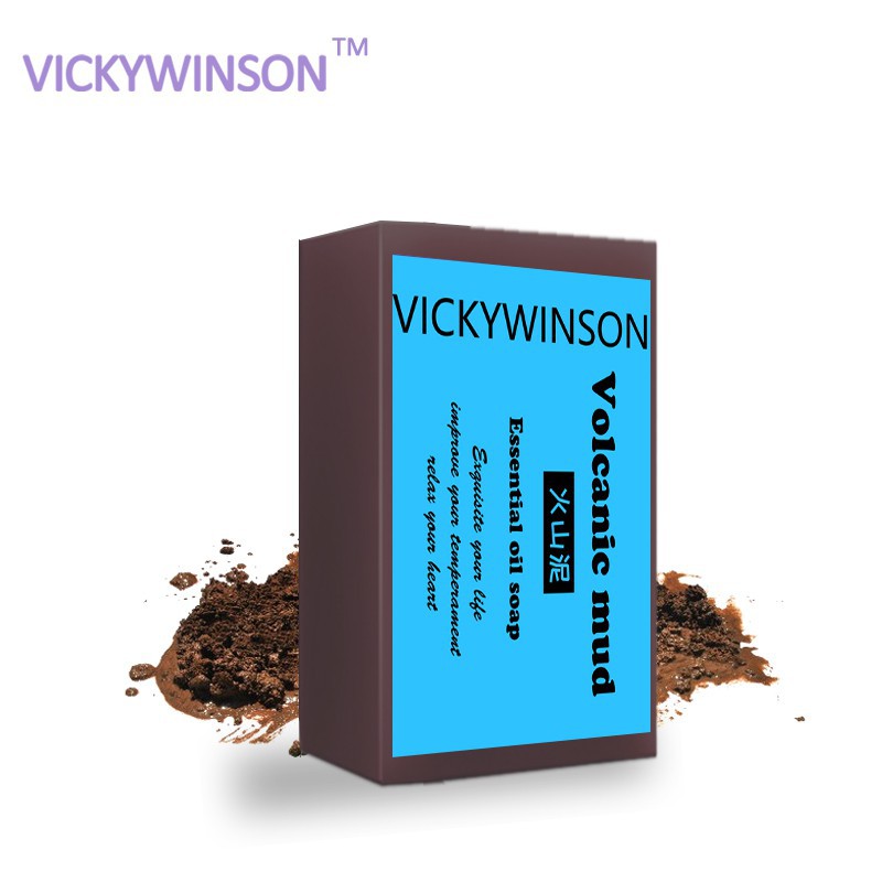 young volcanic mud soap