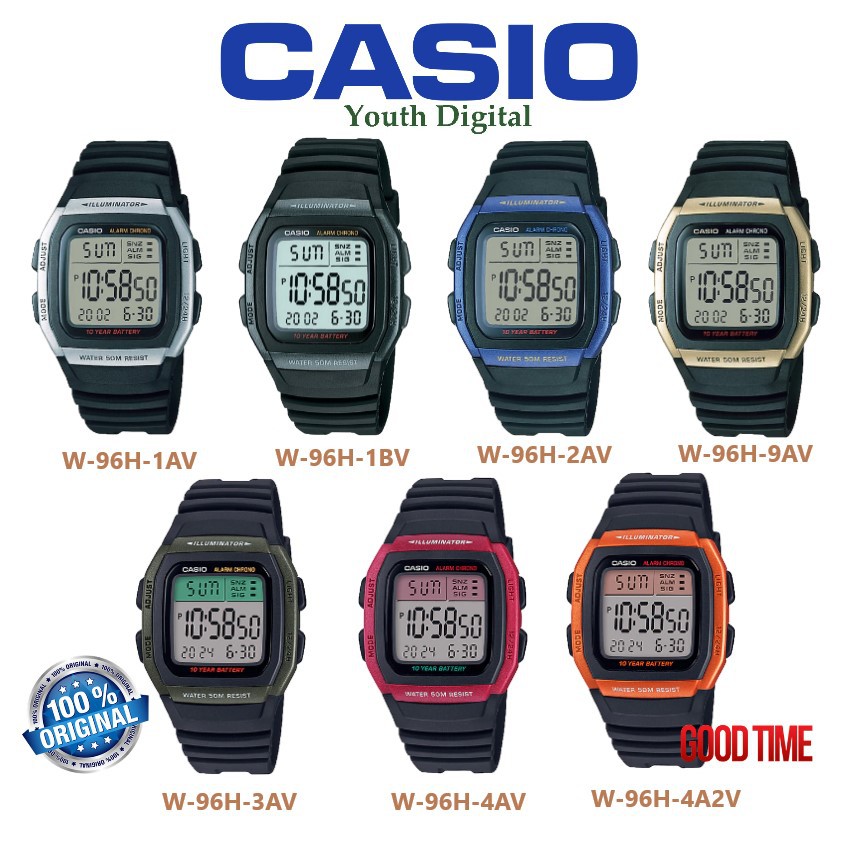 casio w 96