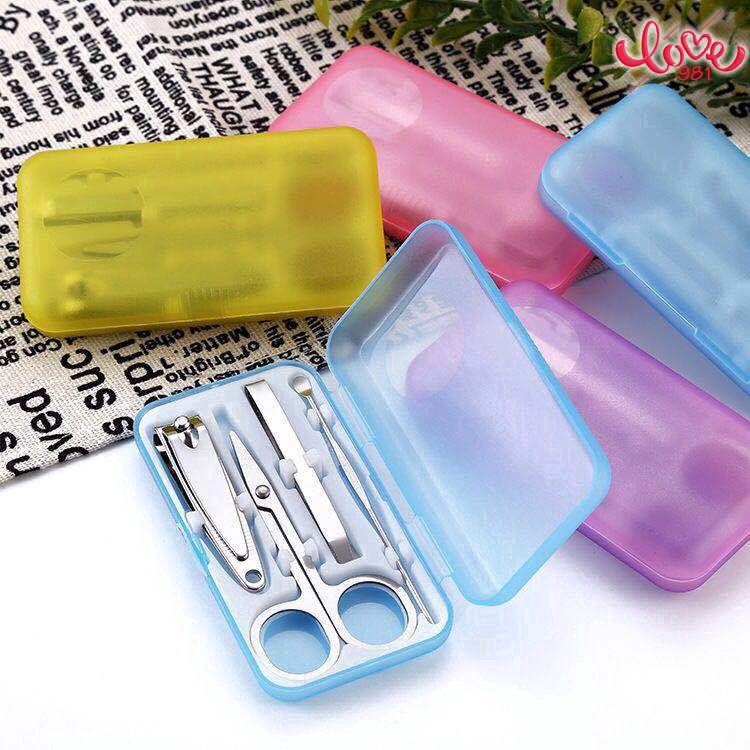 Nail Clipper Set 4 Piece Set Mini Set Box Nail Clipper Beauty Tool Gift 