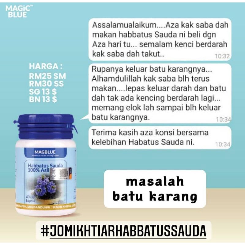 Magblue habbatus sauda