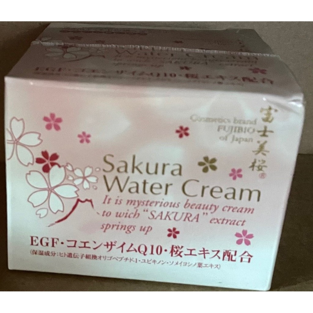 Japan Fujibiou Sakura Water Cream Moisturizing Anti Aging Hydrating Skin Care 6 Functions In 1 Shopee Singapore