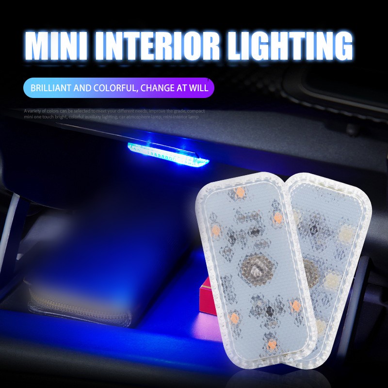 USB Touch LED Car Lights/Interior Light Wireless Roof Door Foot Trunk Storage Box