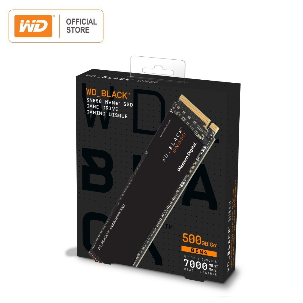 Wd Black 500gb 1tb 2tb Sn850 Nvme Gen 4 Gaming Ssd Non Heat Sink Wds500g1x0e Wds100t1x0e Wds0 Shopee Singapore