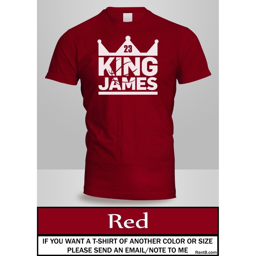 king like james t shirt