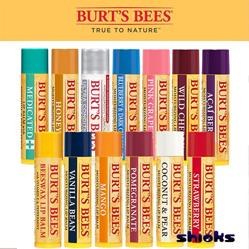 Burt's Bees Natural Moisturising Lip Balm, 4.25g | Shopee ...