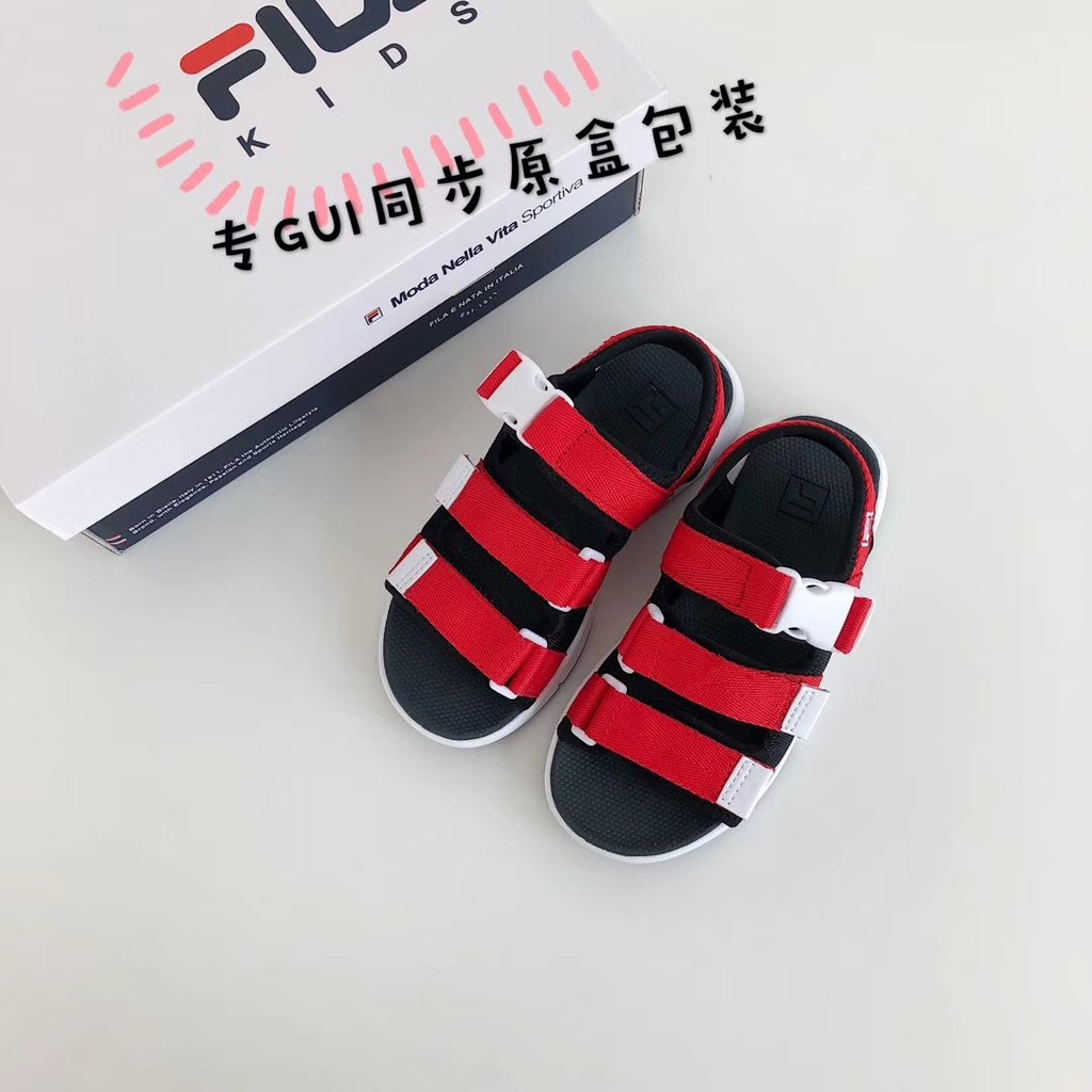 girls fila sandals