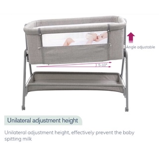 MummyStyle  Co-sleeper portable bed  Bed Mummy Life Portable Cot with Adjustable Heights #4
