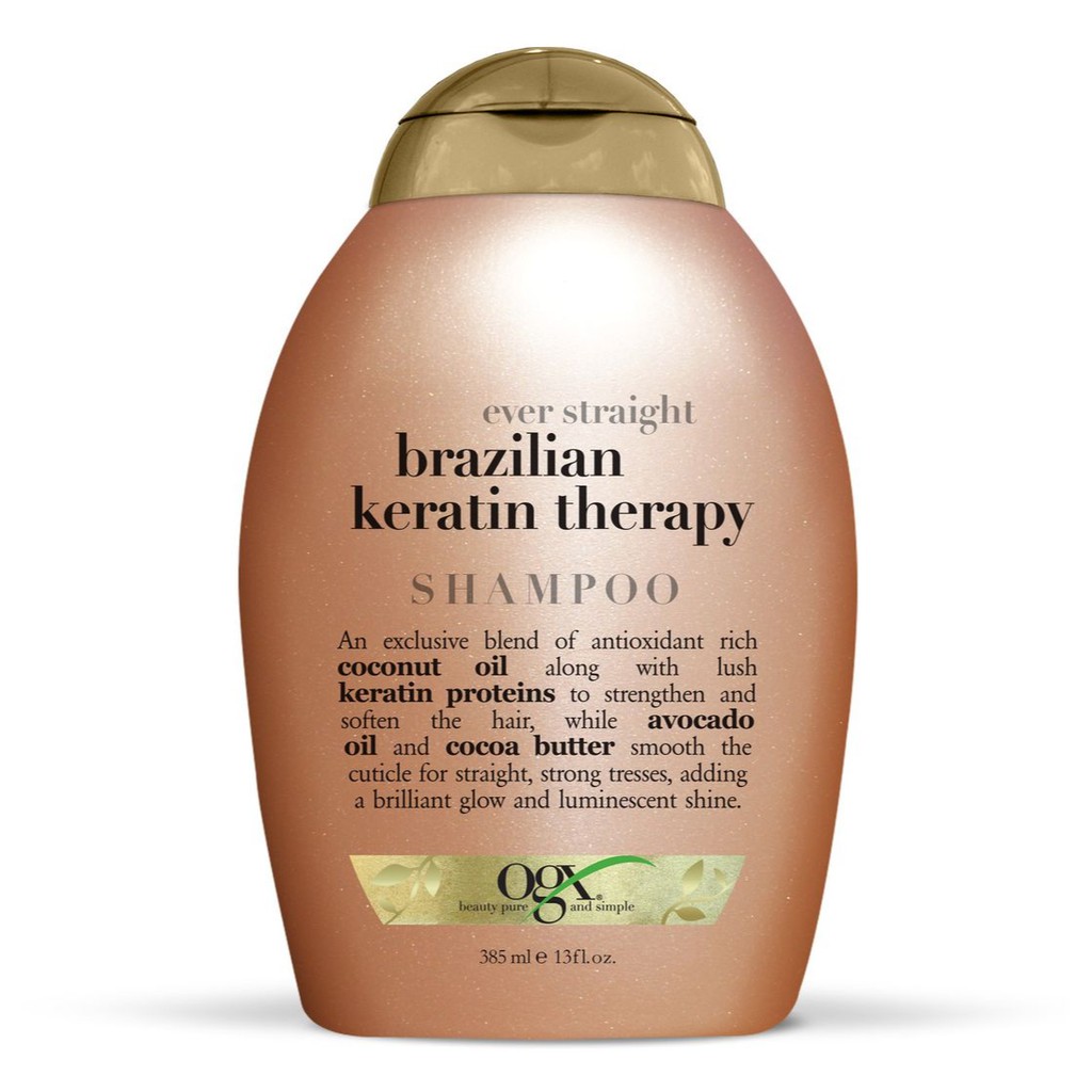OGX Brazilian Keratin Shampoo 385ml x 2bottles Shopee Singapore