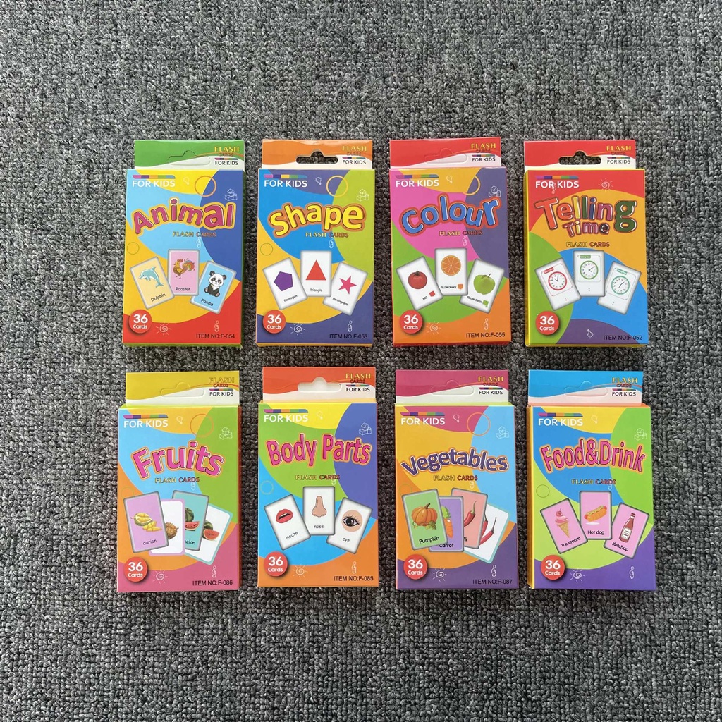 [SG Ready Stock] Children Flash Cards Early Education Shopee Singapore