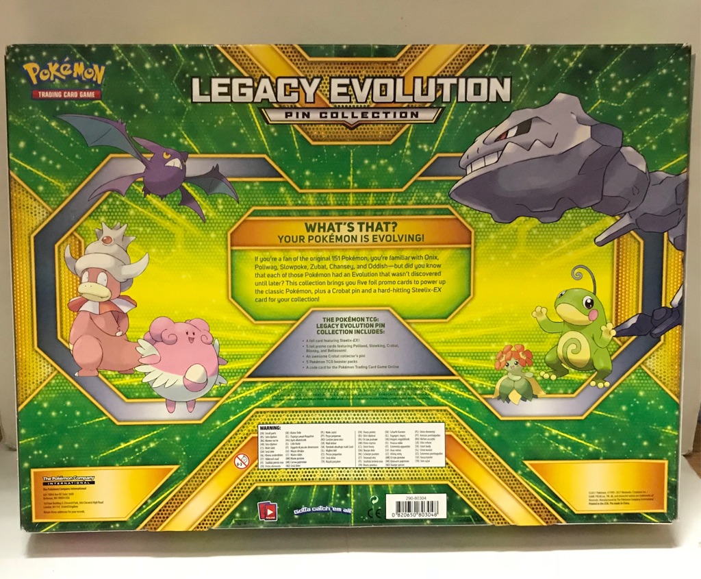 POKEMON LEGACY EVOLUTION PIN COLLECTION GIFT SET SEALED NEW FREE SHIPPING 