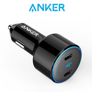 Anker PowerDrive+ III Duo 48W 2-Port PIQ 3.0 Fast Car Charger with Power Delivery