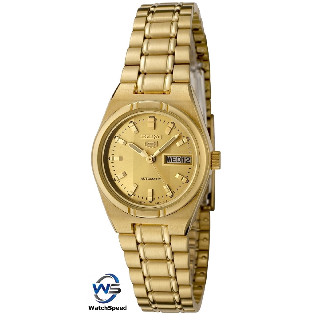 seiko 5 automatic 21 jewels gold plated price