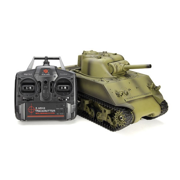 radio controlled sherman tank