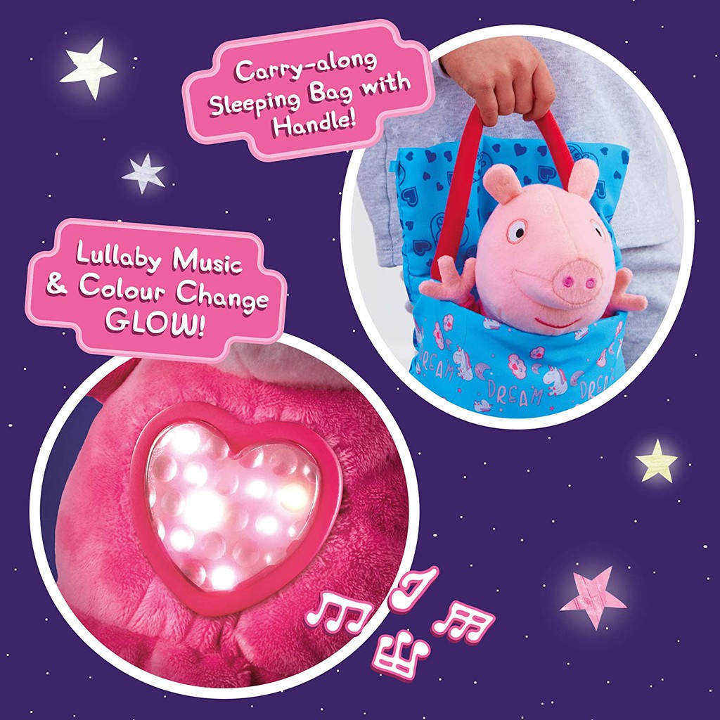 peppa pig sleepover plush toy