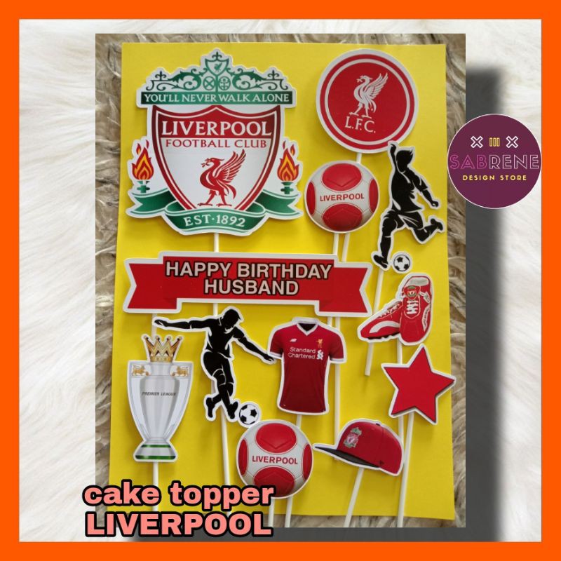 LIVERPOOL CAKE TOPPER BAKING SUPPLIES CAKE DECORATIONS BAKEWARE