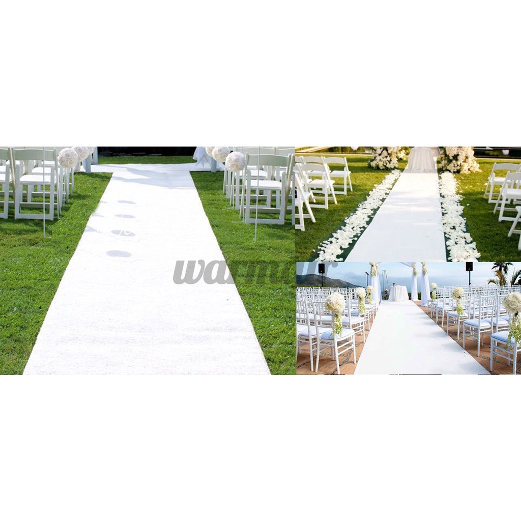 10M L x1M Wide Reusable Walkway Carpet Aisle Runner for Sale RED 
