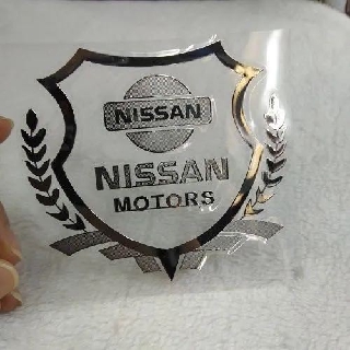 NISSAN Logo Sticker Kereta Medal Car side Label Body ...