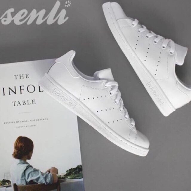 adidas stan smith mens all white
