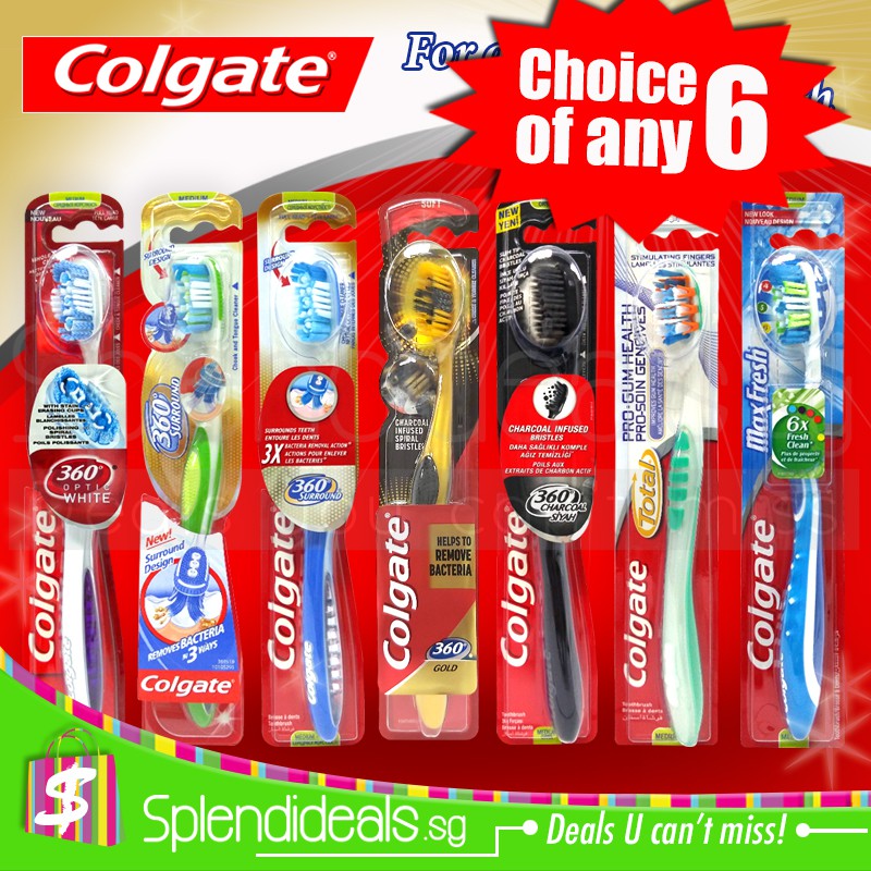 colgate brush types