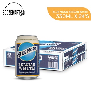 Blue Moon Belgian White Beer can 330ml - 24's [BBD AUG 2023]