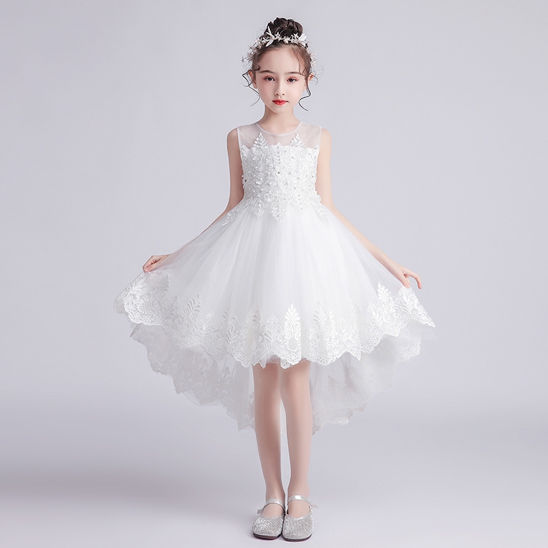 white graduation dress for kids