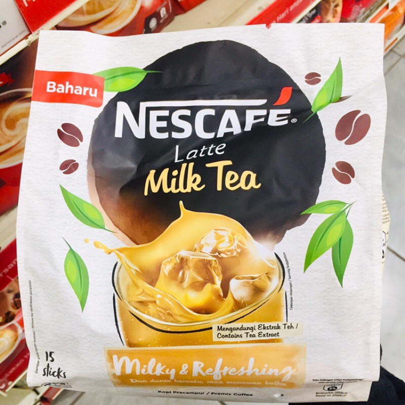 Nescafe Latte Milk Tea Milky Refreshing Shopee Singapore