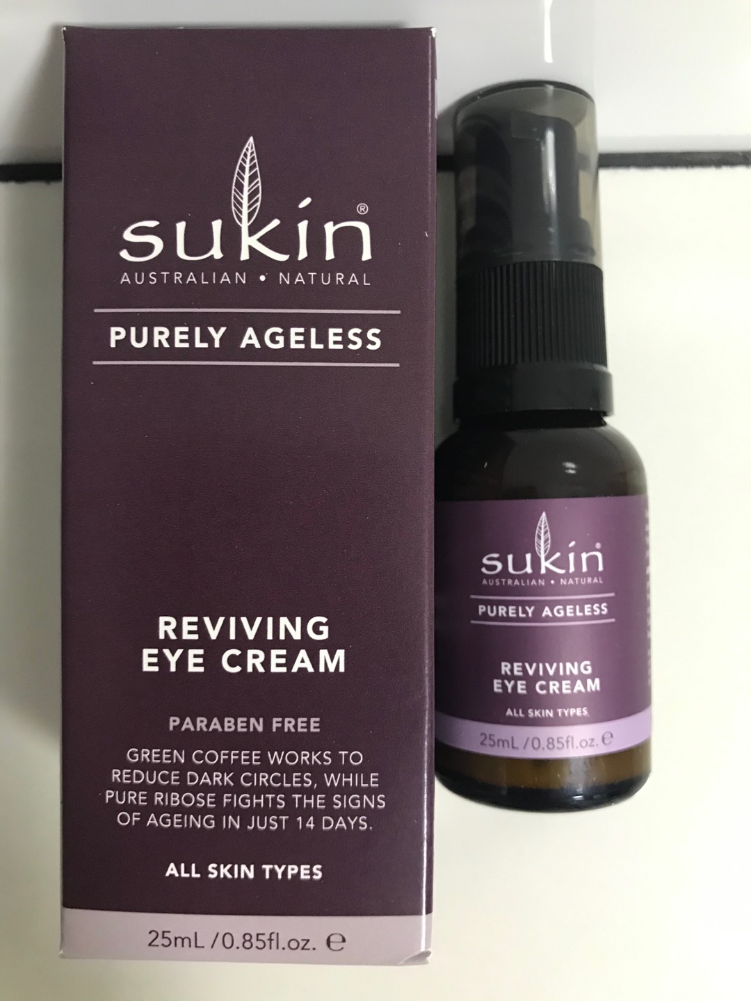 sukin reviving eye cream
