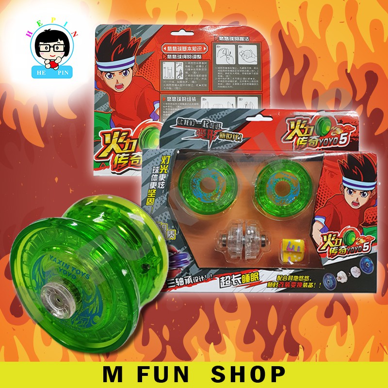 🔥🔥 !! Super Legend Yoyo 5 Dazzle Highspeed YoYo with 3 Responsive