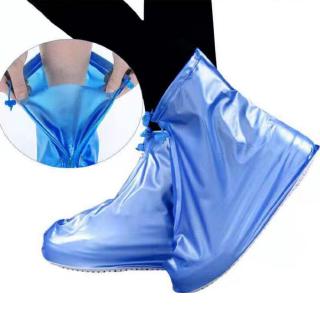 Waterproof Rain Reusable Shoes Cover Slip-resistant Zipper  Overshoes Women shoes  Unisex