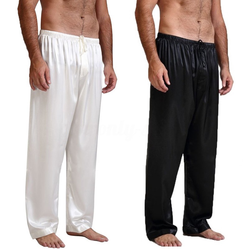S-3XL Solid Men Pajamas Pants Sleepwear _MR | Shopee Singapore