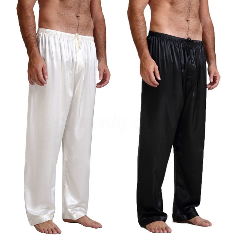 S3XL Solid Men Pajamas Pants Sleepwear _MR Shopee Singapore