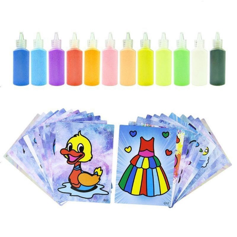 [Ready Stock] Kids / Children Sand Painting Kit