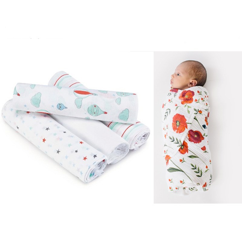 swaddle blanket as nursing cover