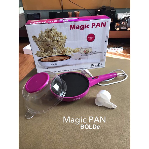 Magic PAN BOLDe MULTIPURPOSE ELECTRIC FRY PAN CREPES & POP CORN MAKER