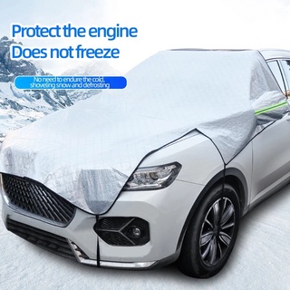 Anti-sun Anti-icing Front Windscreen Cover Car Sun Block Shade Waterproof Reflection Cover For Sedan Car Front Windscreen Cover Universal Car Windshield Snow Cover