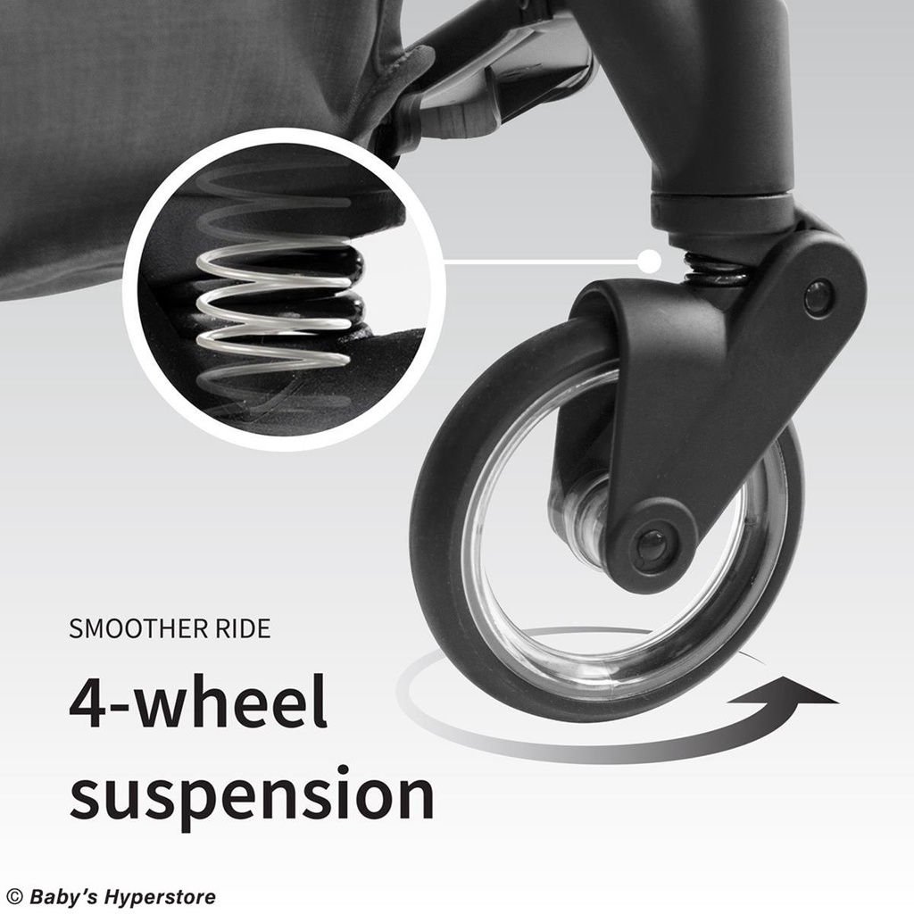 Beblum Navuto+ Auto Fold Stroller (newborn-22kg) (Travel System ...