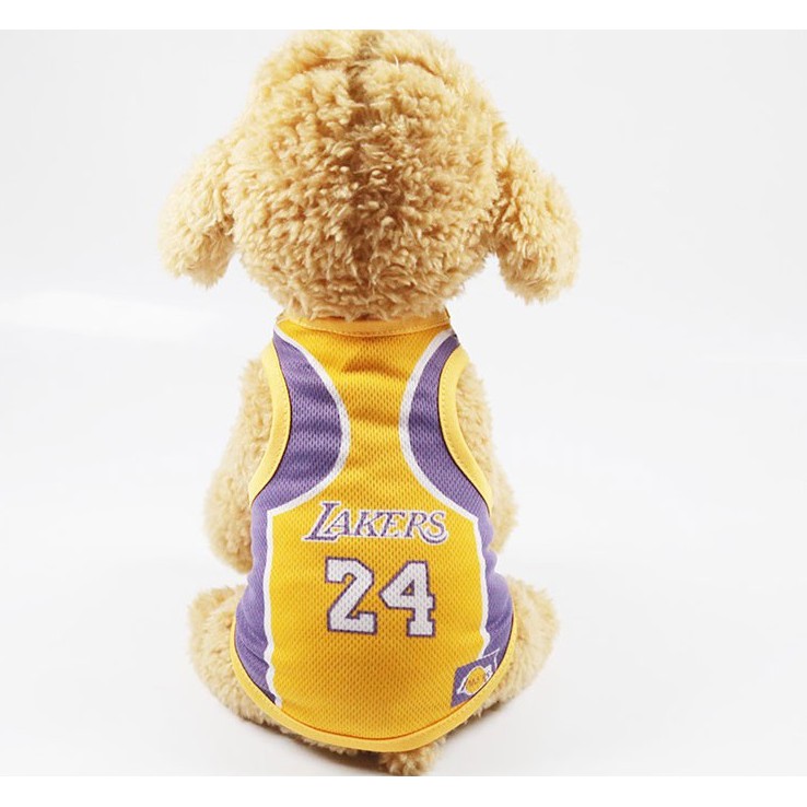 lakers pet jersey