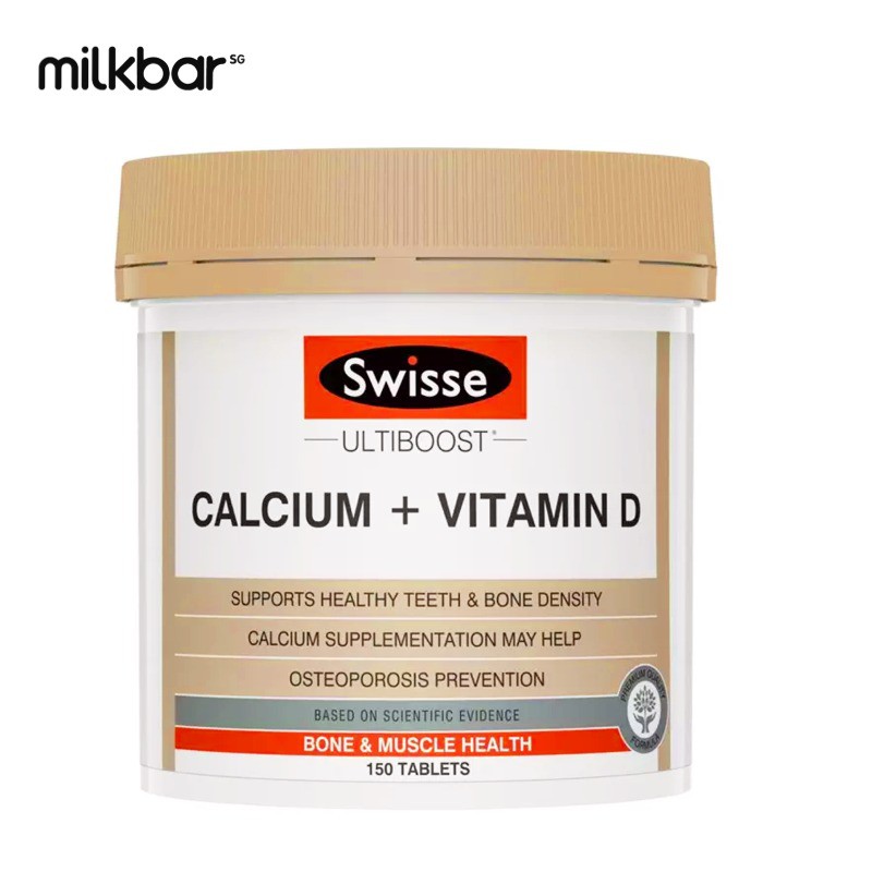 Swisse Ultiboost Calcium + Vitamin D 150 Tablets Lazada Singapore
